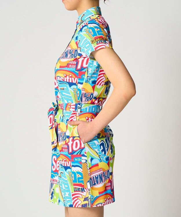 FILA GOLF／marie claire 【Loudmouth】柄ワンピース Bubbles