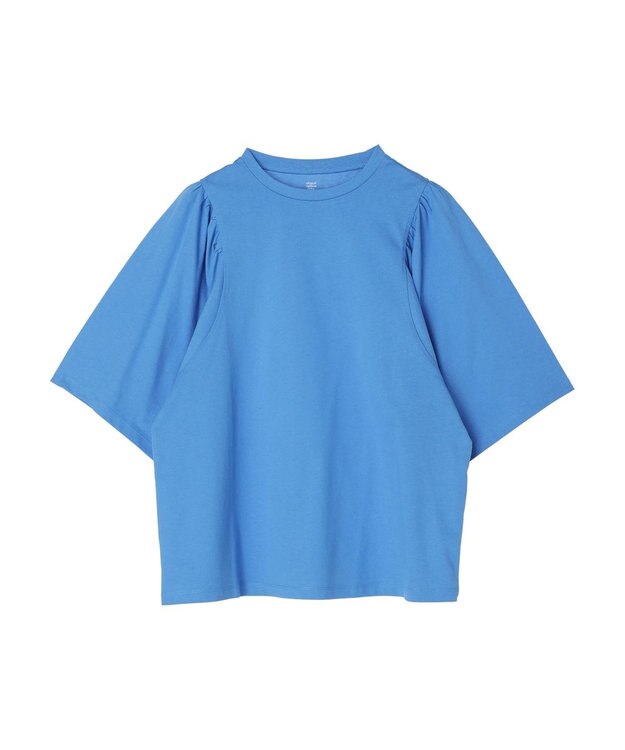 Green Parks 汗じみ防止袖ギャザープルオーバー Off White