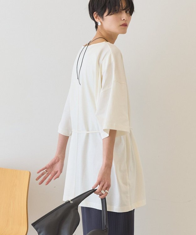 AMERICAN HOLIC 【2WAY】バックタックチュニック Off White