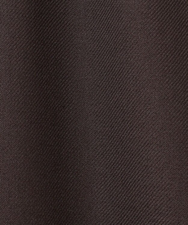 ICB L 【洗える】プロヴィスウールツイル  タイトスカート チャコール系