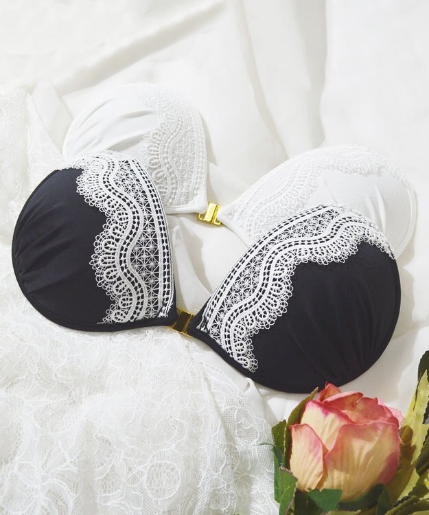 BRADELIS New York 【NuBra / ナチュラルタイプ】ヌーブラ・エアーライト ヘレナ  蒸れにくい バックレス コレクション デザインヌーブラ 正規品 ブラック