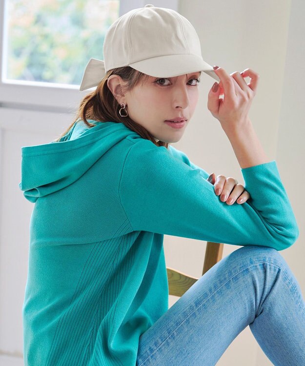 Tiaclasse バックリボンキャップ アイボリー