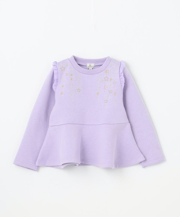 組曲 KIDS 【110-140㎝】トウィンクル トレーナー ラベンダー系