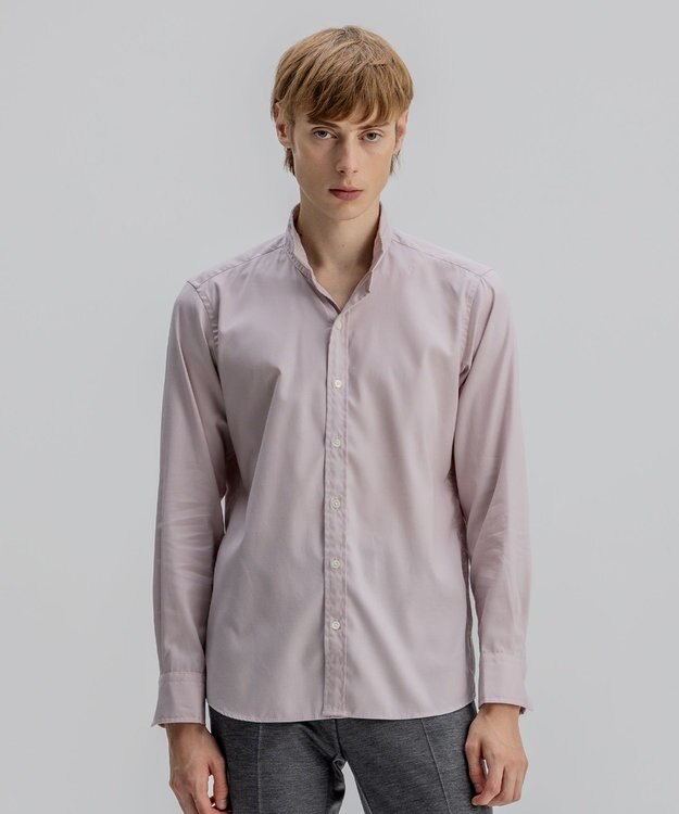 JOSEPH HOMME 80/2オックス　ウイングカラーシャツ ローズ系