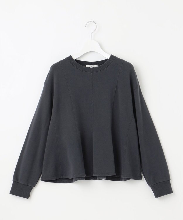 23区 【SLOW/一部店舗限定】好評につき追加生産！ハイゲージテリー スウェット デザイン カットソー グレー系