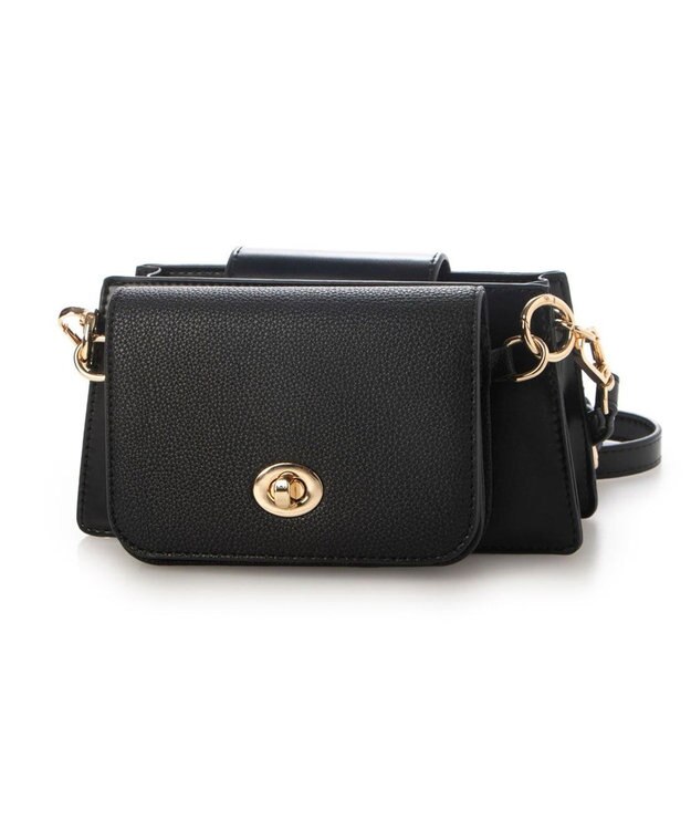 UNBILLION カシュカシュ cachecache / チェーンミニバッグ2個セットショルダー ブラック