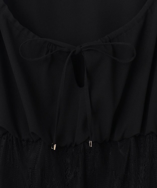 GRACE CONTINENTAL レースコンビキャミソールワンピース ブラック