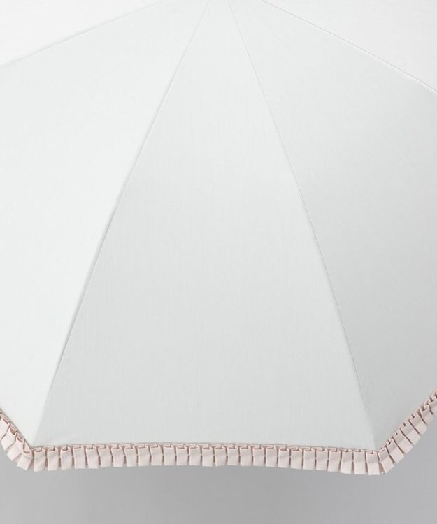 AURORA 【 BLAO（ブラオ）】ギャザーフリル晴雨兼用傘(長傘) シルバーグレー