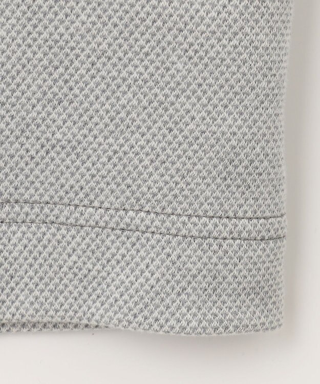 JOSEPH ABBOUD 【人気！多機能ポロシャツ】ペイズリー柄　ウィンターダディポロシャツ ライトグレー系