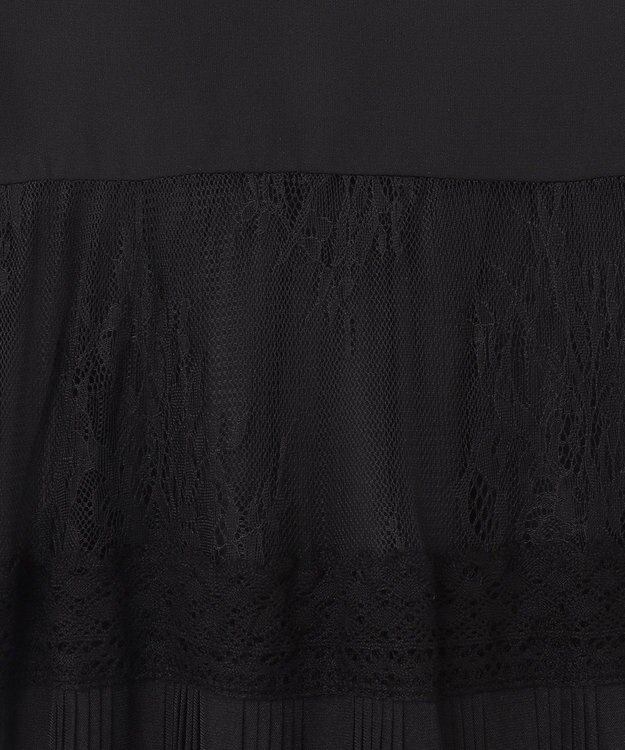 GRACE CONTINENTAL レースコンビキャミソールワンピース ブラック