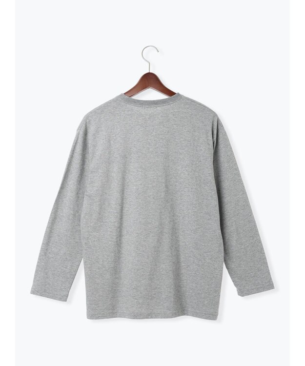 Te chichi 【Disney】ミッキー/配色ロゴロンT グレー