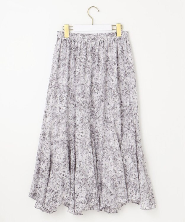 ANY SIS 【2SET】コンパクトトップス×ミスティプリントスカート セットアップ ミント