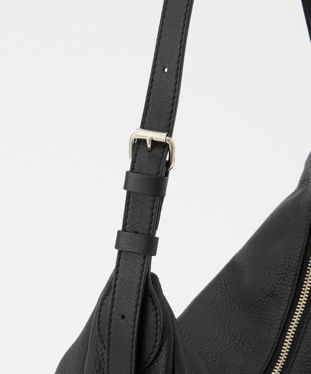 russet 【2025AW新作】シボレザーショルダーバッグ M(CE-1588) Black