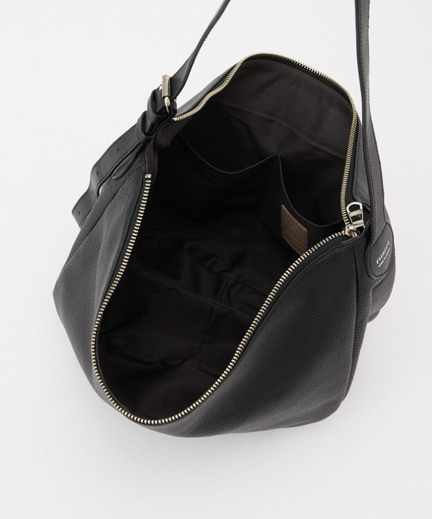 russet 【2025AW新作】シボレザーショルダーバッグ M(CE-1588) Black