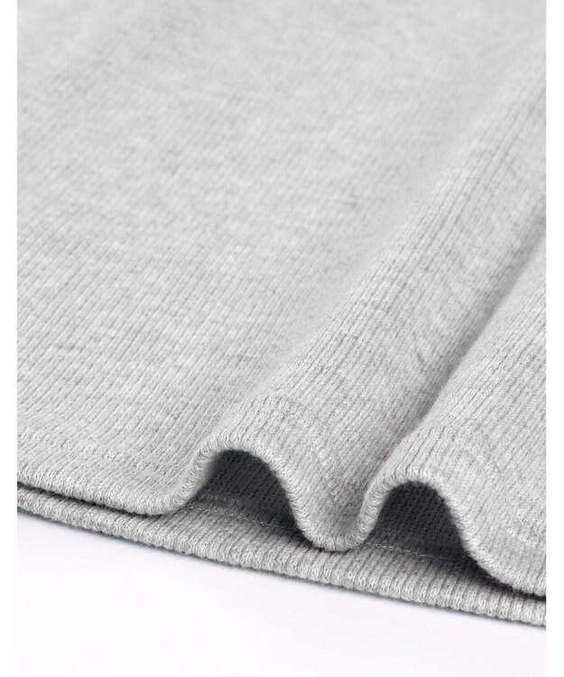 une nana cool 【綿混】ソフトコットンリブ 半袖開襟パジャマ MADE WITH LIBERTY FABRIC グレー