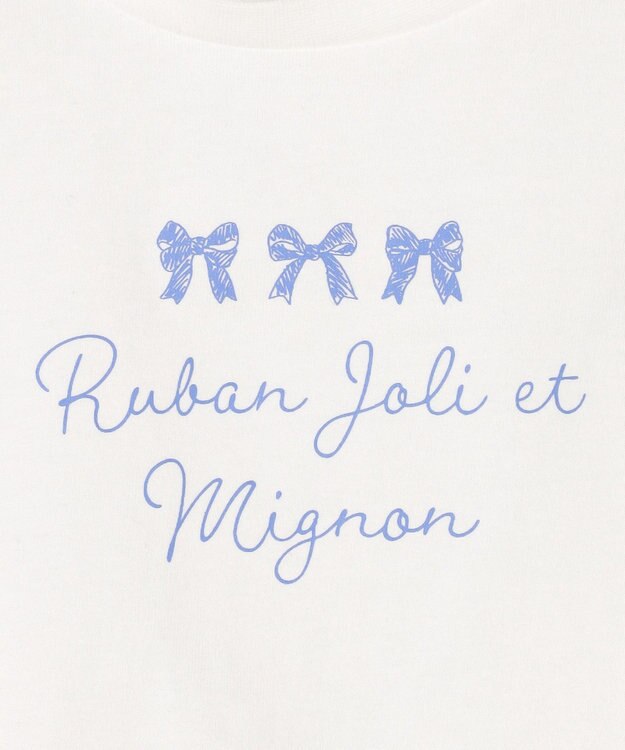 ANY KIDS 【2点セット】Tシャツ×レース キャミソールチュニック ホワイト