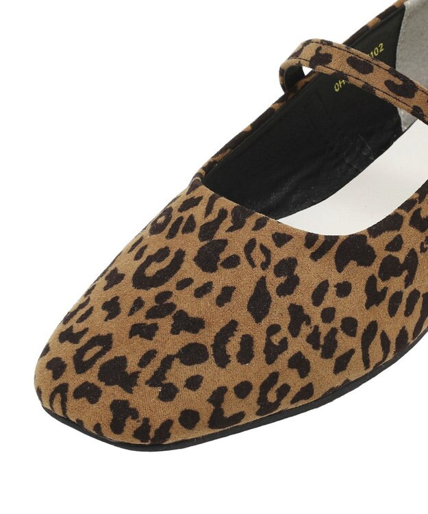 AMERICAN HOLIC メリージェーンバレエシューズ Leopard