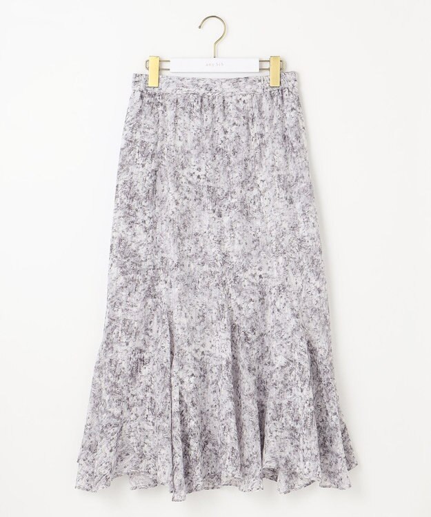 ANY SIS 【2SET】コンパクトトップス×ミスティプリントスカート セットアップ ミント