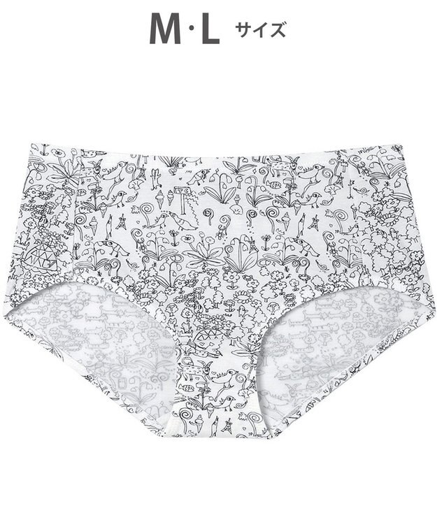 tsumori chisato SLEEP ツモリチサト ショーツ ベア天竺素材(身生地) はきこみ丈ふつう レディース UPX411 /ワコール アイボリー