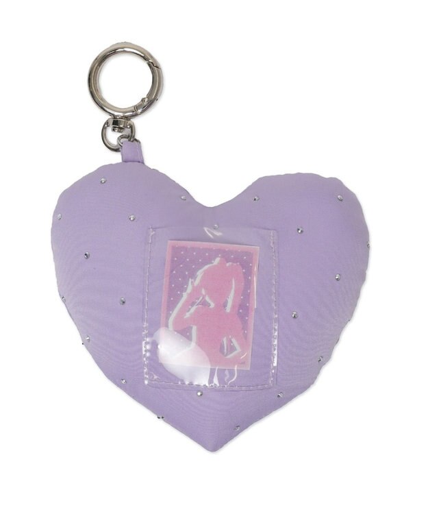 WEGO 【痛バ＆推し活】チャーム付きボストン痛バッグ ライトパープル