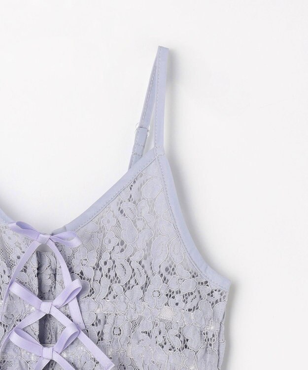 ANY KIDS 【2点セット】Tシャツ×レース キャミソールチュニック ホワイト