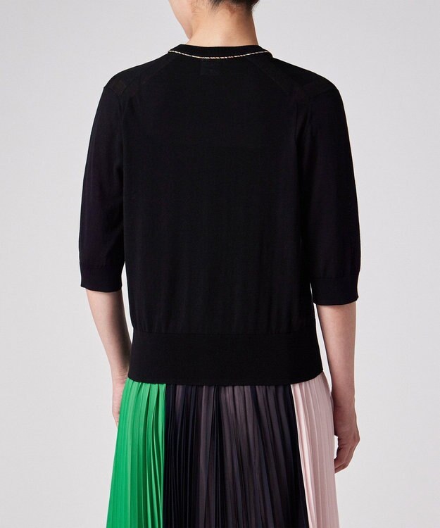 Paul Smith パイピングストライプ カーディガン ブラック