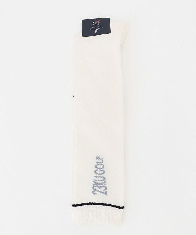 23区GOLF 【WOMEN】ロゴ ハイソックス ホワイト系