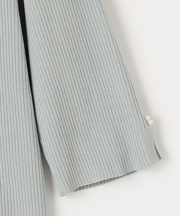 ANY SIS 【AIコラボ】リブインナー アンサンブル ミントグレー