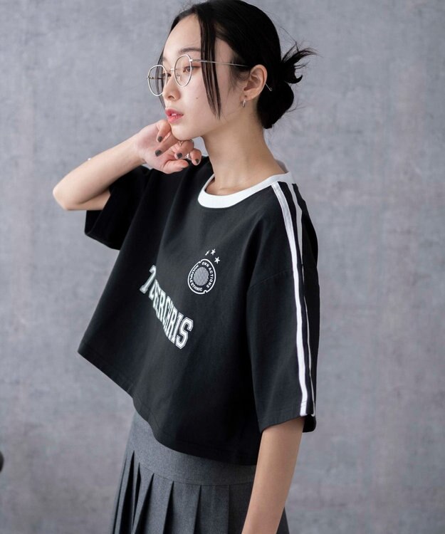 WEGO ライングラフィックショートT ブラック