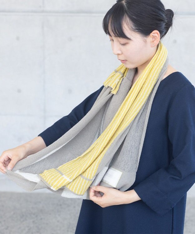 nitorito FUDGE12月号掲載【UNISEX】sora スヌード gray