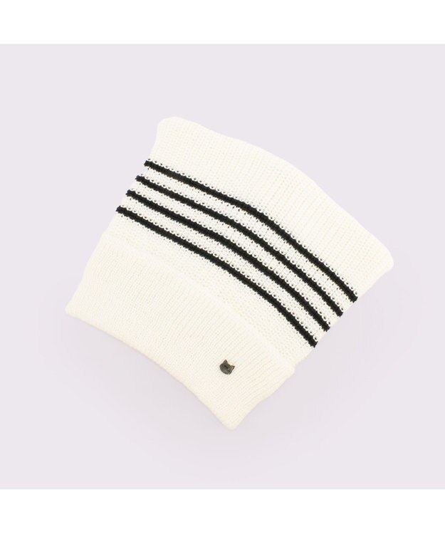 ATRENA ねこみみボーダーワッチ アイボリー