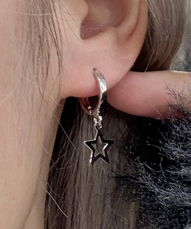 WEGO L4Pモチーフリングピアス 柄1