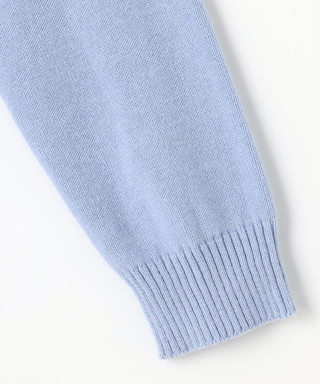 組曲 KIDS 【110-140㎝】リボンカラー カーディガン サックスブルー系