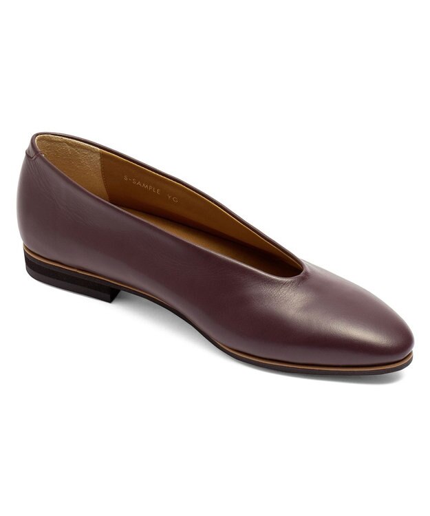 ASICS WALKING ランウォーク レディース 2E 1.5cmヒール レッド系