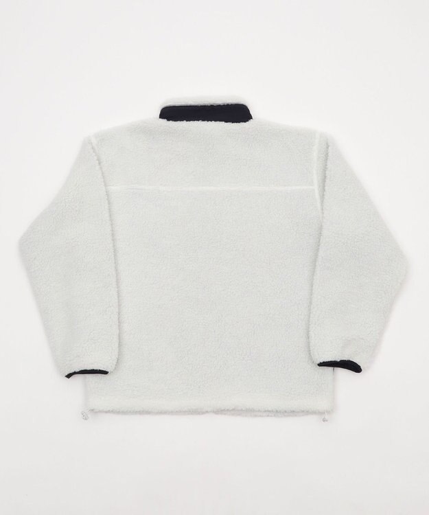 WEGO 【2025年秋冬新作アイテム/ユニセックス着用ITEM/SMLサイズ展開】ボアブルゾン オフホワイト