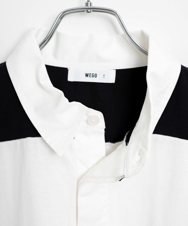 WEGO ビッグラガーシャツ ブラック