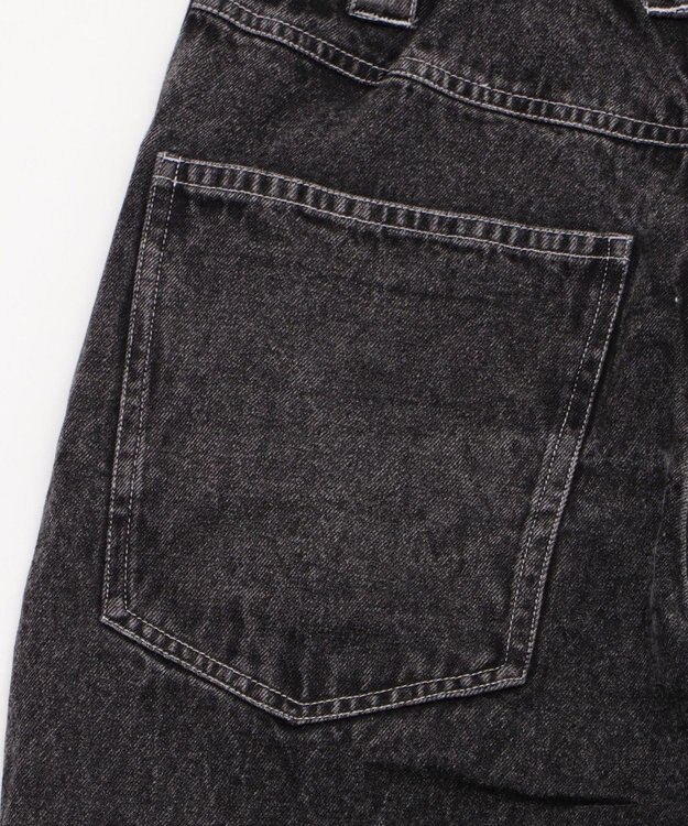 WEGO 【ユニセックス着用YD/ウエスト調整可/MLサイズ展開】グラフィックデニムパンツ デニムブラックソノタ