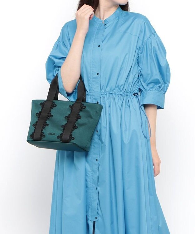 ANNA SUI タフィ トートバッグ（小） ターコイズ