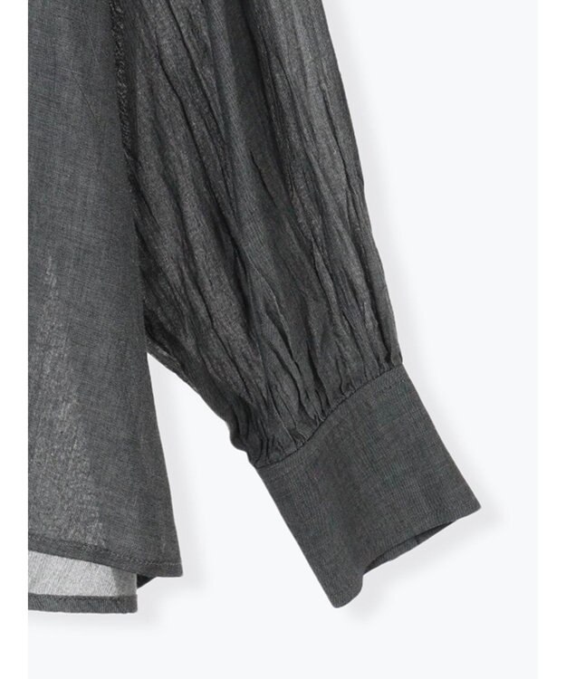 Te chichi シアーデニムボウタイブラウス ブラック