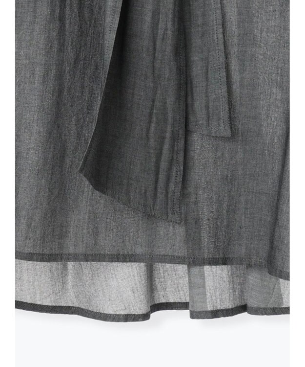 Te chichi シアーデニムボウタイブラウス ブラック