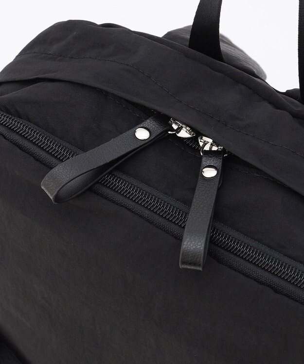 LA BAGAGERIE 【MONICA】フロントポケットバックパック ブラック