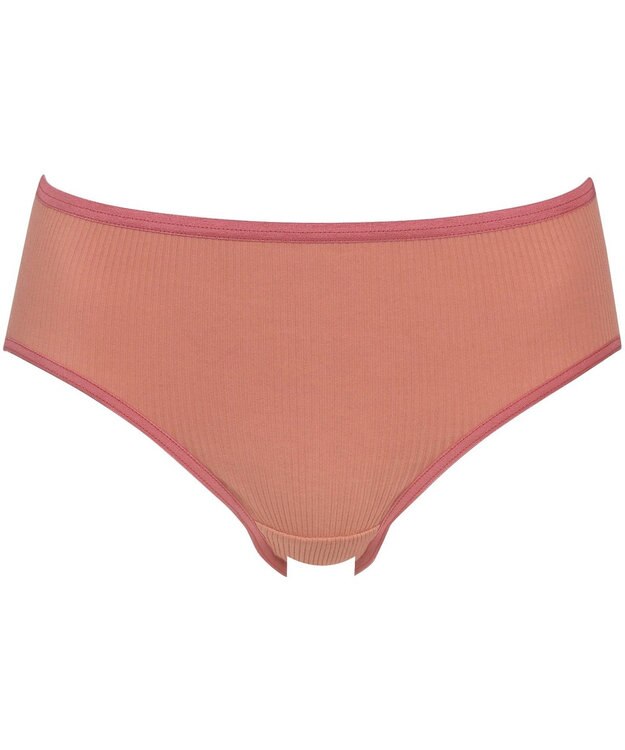 Wing ショーツ 【デイリーフィット リブ】 リブ素材(身生地部) はきこみ丈ふつう EC2400 ウイング／ワコール オレンジ