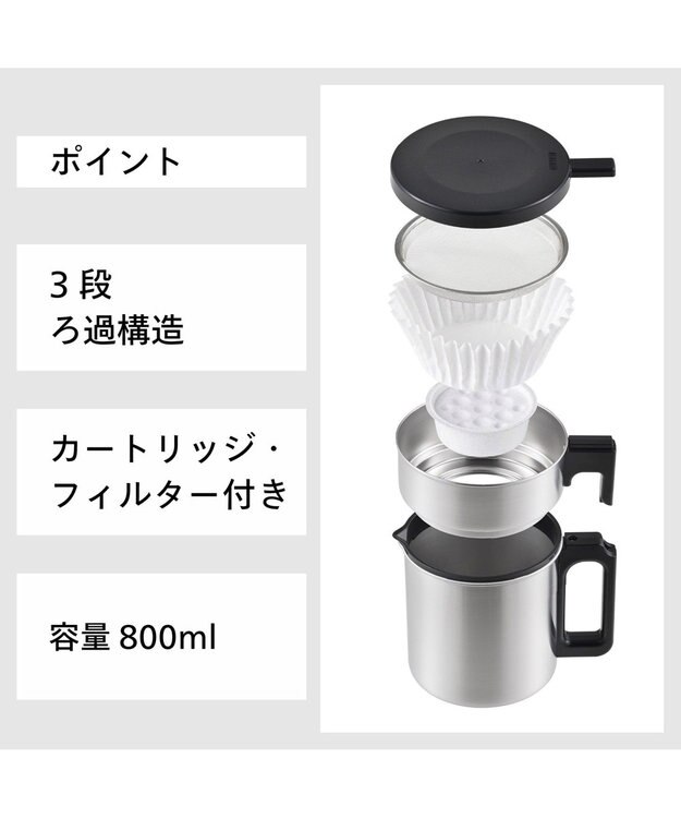 YAMATO テーブル＆キッチン 【TWINBIRD】オイルポット  シルバー  EP-D696S シルバー