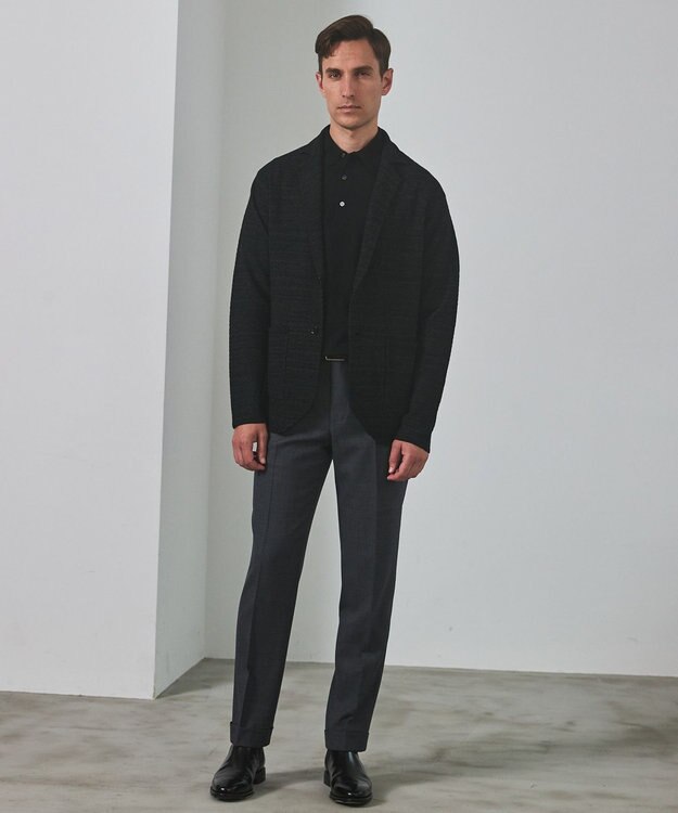 GOTAIRIKU セットアップカラー有【洗える/ストレッチ/シワになりにくい】ZERO TRIA ウォッシャブルパンツ(25年モデル) ライトグレー(セットアップジャケット有)