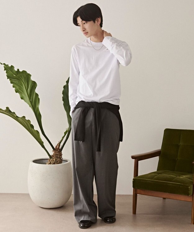 WEGO フレアスリーブT（LS） ホワイト