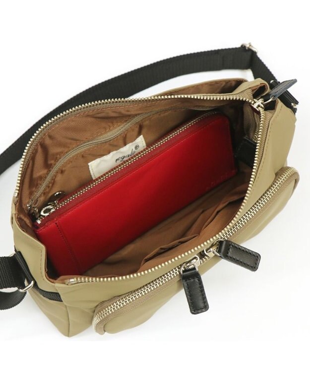 Regalo Felice 【軽量 / お財布機能付き / 防水】ショルダー / REGALO BE(ベージュ)