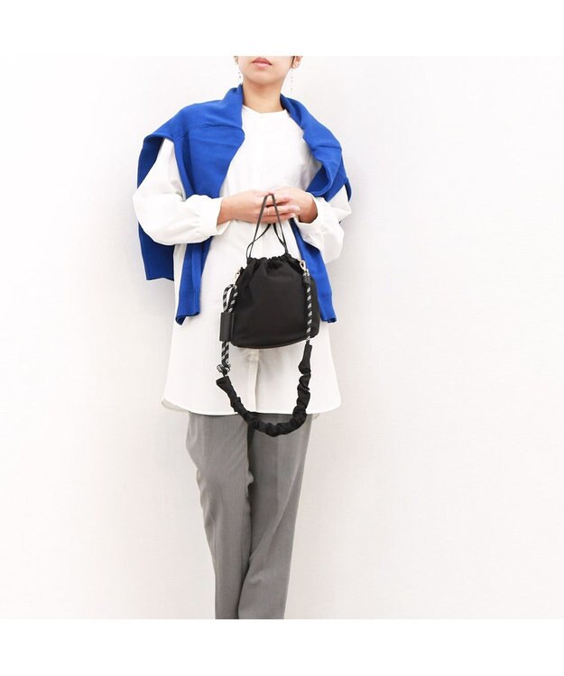 UNBILLION ペルケ perche / COOL MAX 2wayバケットバッグ ブラック