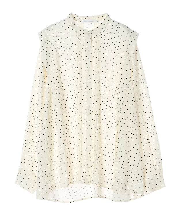 AMERICAN HOLIC サラックールタック使いブラウス Ivory