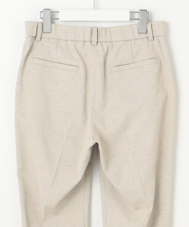 自由区 L 【接触冷感・UVカット・吸水速乾・洗える】シェルタリングテーパード パンツ ベージュ