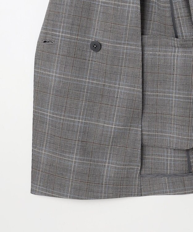 J.PRESS LADIES ANASTASIAトロ ダブル ジャケット グレーチェック系